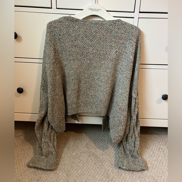 Jessica Simpson Cable Knit Style Open Cardigan, size M - Picture 3 of 4